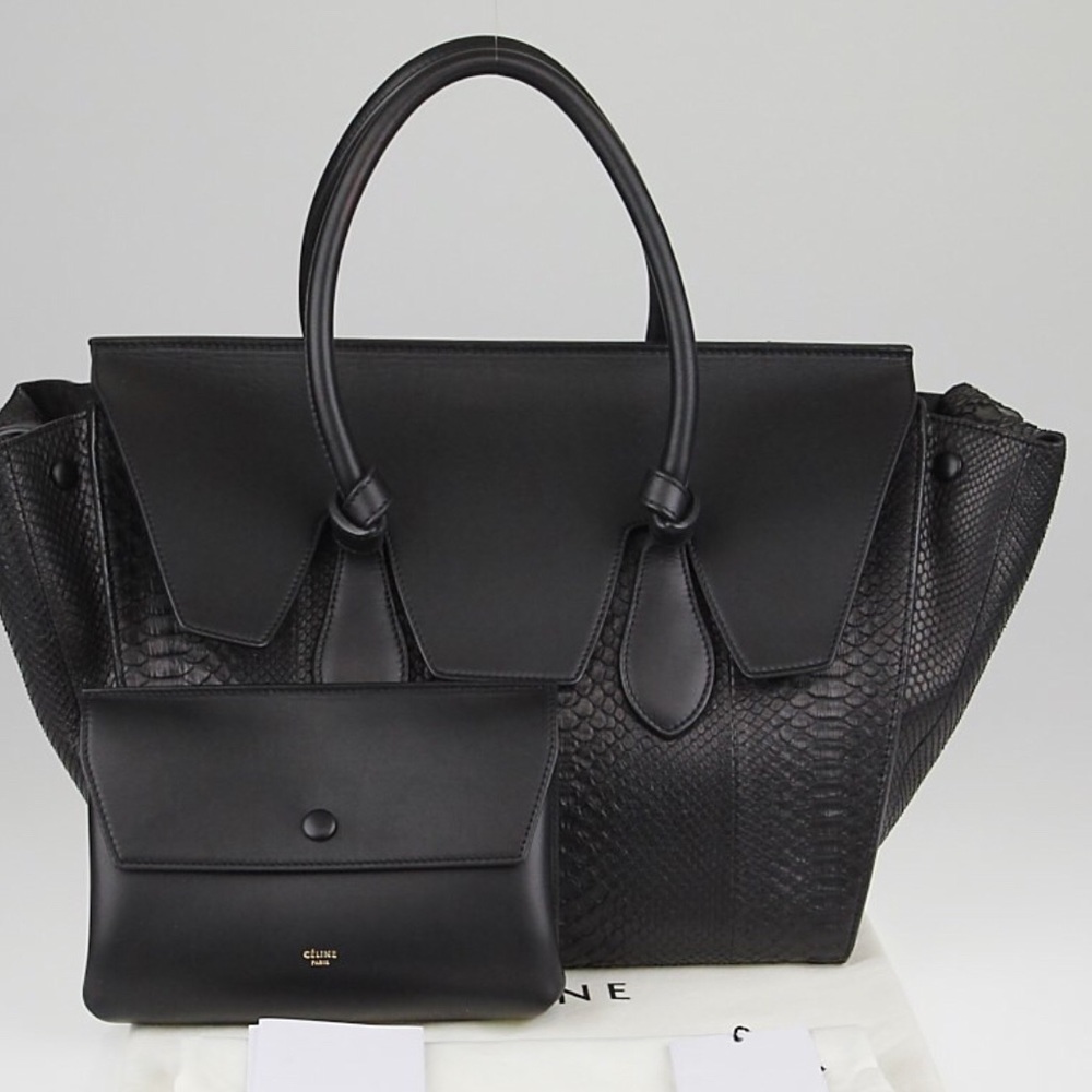 Authentic python leather With Calfskin Trimmer - Picture 14 of 15